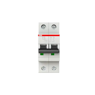 ABB S202-C63 Miniature Circuit Breaker 2P 63A C-Curve