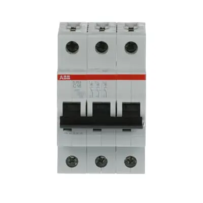 ABB S203-C16 Miniature Circuit Breaker 3P 16A C-Curve
