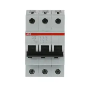 ABB S203-C50 Miniature Circuit Breaker 3P 50A C-Curve