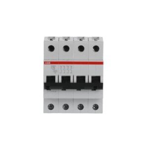 ABB S204-C10 Miniature Circuit Breaker 4P 10A C-Curve