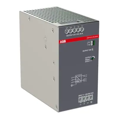 ABB CP-S.3 24/20.0 DIN-Rail Power Supply (20A, three-phase)