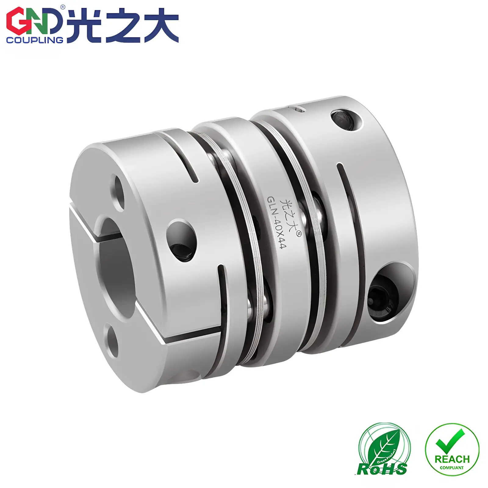 GLN Aluminium Disc Coupling, Single and Double Disc, Clamp Type