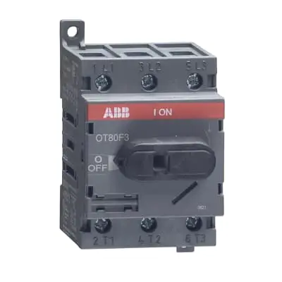ABB OT80F3 Switch-Disconnector (80A, 3P, panel-mount)