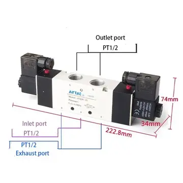 Airtac 4V42015A Pneumatic Solenoid Valve