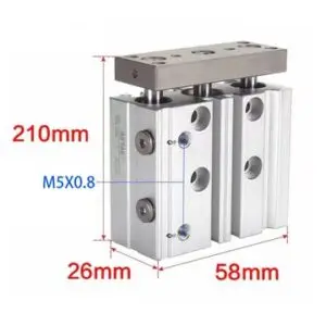 Airtac TCL12X125S TCL Compact Cylinder