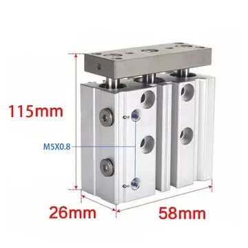 Airtac TCL12X60S TCL Compact Cylinder