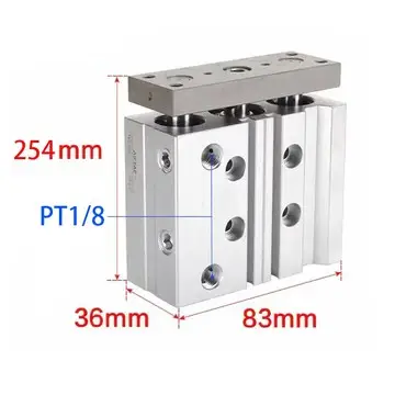 Airtac TCL20X15S TCL Compact Cylinder