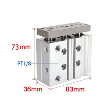Airtac TCL20X20S TCL Compact Cylinder