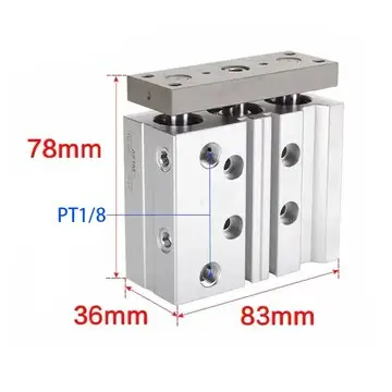 Airtac TCL20X25S TCL Compact Cylinder