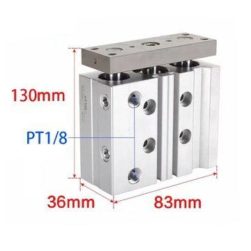 Airtac TCL20X50S TCL Compact Cylinder
