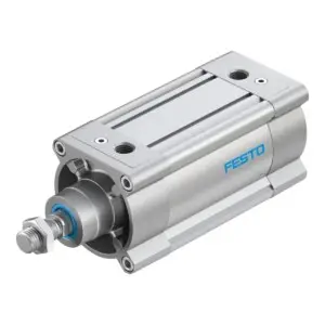 Festo DSBC ISO 15552 pneumatic cylinder, 100 mm bore, view 1