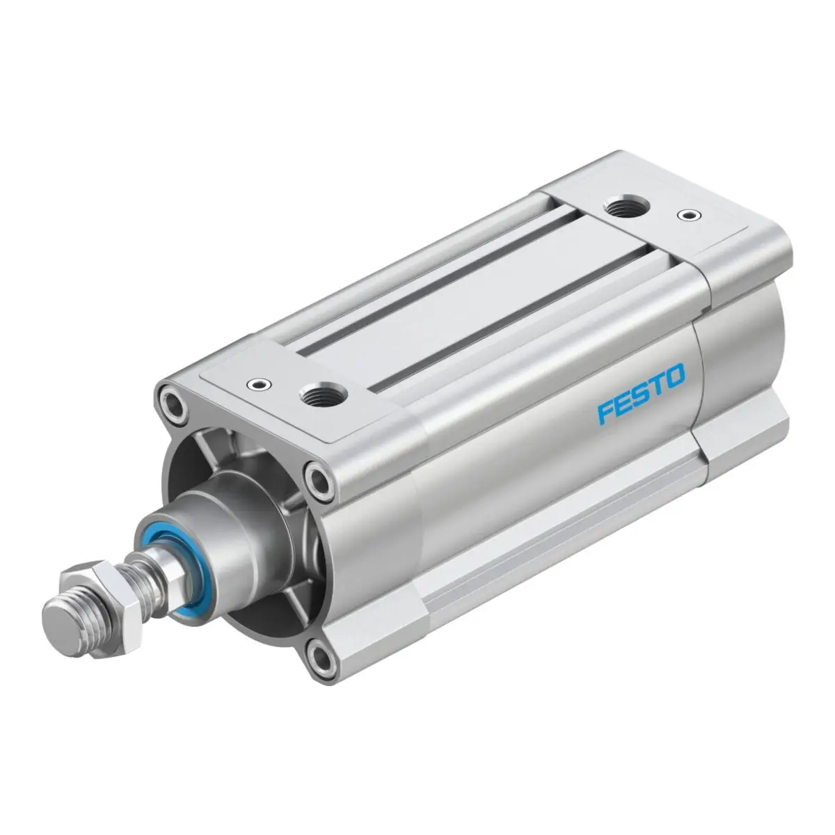 Festo DSBC ISO 15552 pneumatic cylinder, 80 mm bore, view 1