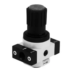 Festo LR D series pressure regulator without pressure gauge