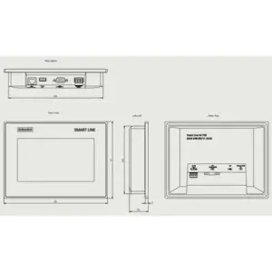 Siemens 6AV6648-0DC11-3AX0 SIMATIC HMI Smart 700 IE V4 7" Touch Panel
