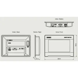 Siemens 6AV6648-2AC11-3AX0 SIMATIC HMI Smart Plus 700 IE 7" Touch Panel