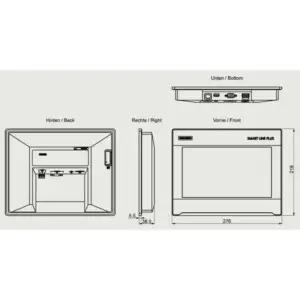 Siemens 6AV6648-2AE11-3AX0 SIMATIC HMI Smart Plus 1000 IE 10" Touch Panel