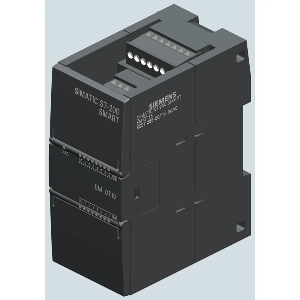 Siemens 6ES7288-2QT16-0AA0 SIMATIC S7-200 SMART EM QT16 (16 transistor outputs, 24 V DC)
